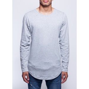 Fairplay Brand Heather Grey Long Sleeve Tee- XL